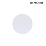 7" Heavy Duty White Round Paper Lid | Fit 7" Foil Container (Lid Only) - 500 pcs