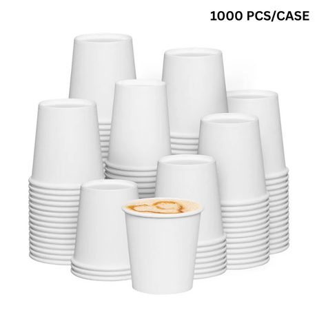 80721 | 6oz White Single Wall Paper Cup | 80mm
