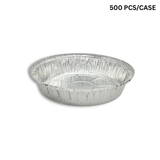 8" Silver Round Aluminum Foil Container (Base Only)
