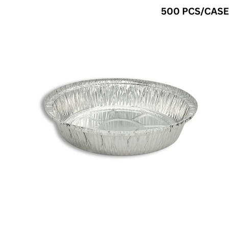 8" Silver Round Aluminum Foil Container (Base Only)