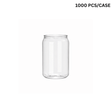 8oz Can-Shaped Clear PET Cup | 55mm Top (Base Only) - 1000 Pcs