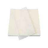 8x8" Square White Transparent Wax Paper - 5000 Pcs