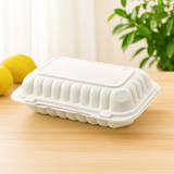 #96 Microwavable PP Rectangular Clamshell Container With Vent Hole