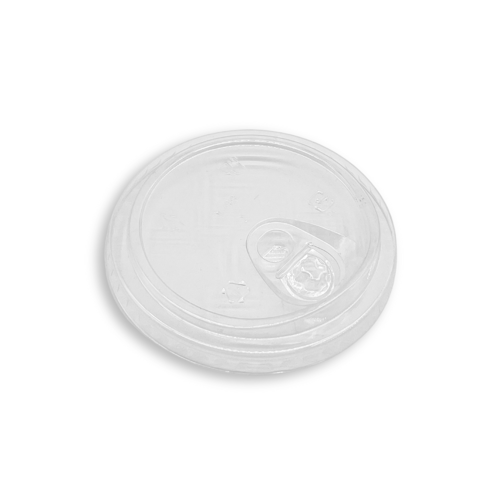 98mm Strawless PET Clear Sip Lid  | Fit XT12/XT16/HD18/XT20/HD24 PET Cup - close