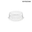 9" Clear Round Cake Container w/ Lid