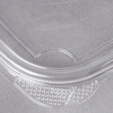 AD16S 16oz Clear Shallow Hinged Deli Container | 7.25x6.375x1" - details