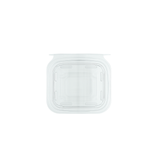 B07-OME-16ST | 16oz PET Clear Anti-fog Hinged Tamper Evident Salad Container - top