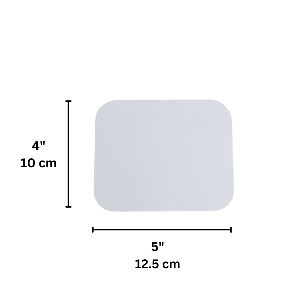 B10-ALP-AR45 LID | 4x5" Paper Lid | Fit 4x5" Foil Container (Lid Only) - size