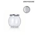 B5 | 7oz Can-Shaped Clear PET Cup W/ Easy-Peel Foil Lid (1000 Pcs/Case)
