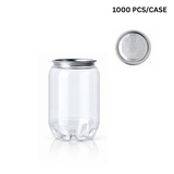 C3 | 8oz Can-Shaped Clear PET Cup W/ Easy-Peel Foil Lid (1000 Pcs/Case)