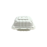 CY-61 | Microwavable PP Clamshell Container W/ Vent Hole | 5.6x6x3"-front