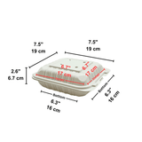 CY-71 | Microwavable PP Clamshell Container W/ Vent Hole