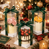 Ruban en tissu vert joyeux Noël 1" | 24 mètres - 1 rouleau