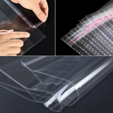 Clear Self Adhesive OPP Bag Cellophane Treat Bag | 8x10" - detail