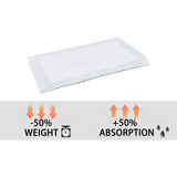DLAC40 | 4x6.5" White Dri-Loc Pad Meat Absorbent Pad - Feature