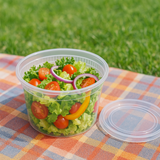 Deli Container with salad in a picnic