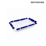 FS-1510 PET Blue Rectangular Dish Container | 5.12x3.15x1.18" (500 Pcs/Case)
