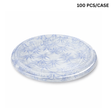 FS-65 PET | 15" Blue Maple Pattern Sushi Party Tray W/ Lid