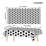 Football Party Tablecloth | World Cup Disposable Plastic Table Cover