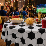 Football Party Tablecloth | World Cup Disposable Plastic Table Cover