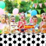 Football Party Tablecloth | World Cup Disposable Plastic Table Cover