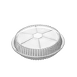 G060 Lid | 7" Clear Round Lid | Fit 7" Foil Container (Lid Only) - 500 Pcs