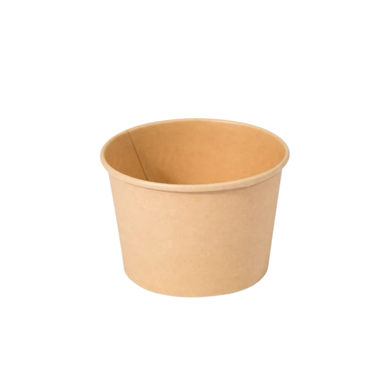 #8B | 8oz Kraft Paper Soup Cup Food Container | 96mm Top (Base Only)