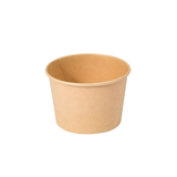 #8B | 8oz Kraft Paper Soup Cup Food Container | 96mm Top (Base Only)