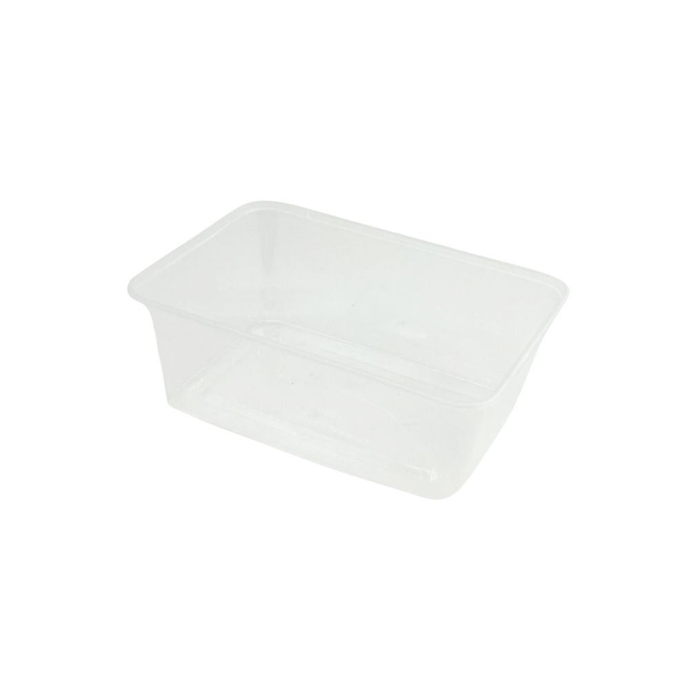 SK 1000 | 34oz PP Clear Rectangular Food Container (Base Only)