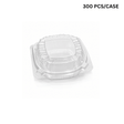 HC5527-WX | Clear Hinged PET Container | 5x5x2.56" - 300 pcs