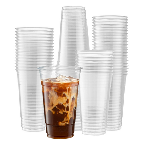 HD-24 | 24oz PET Clear Cold Drink Cup | 98mm Top - 600 Pcs