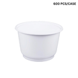 HD-999 | 34oz Microwaveable PP White Round Bowl (Base Only) - 600pcs
