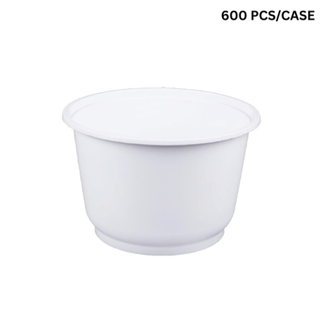 HD-999 | 34oz Microwaveable PP White Round Bowl (Base Only) - 600pcs