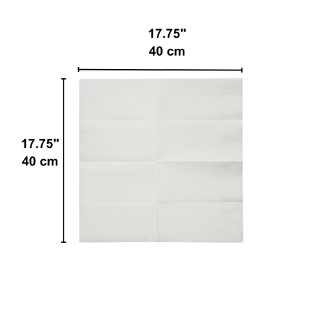 HD-DN40 | 17.5x17.5" Paper Dinner Napkin | 2-Ply