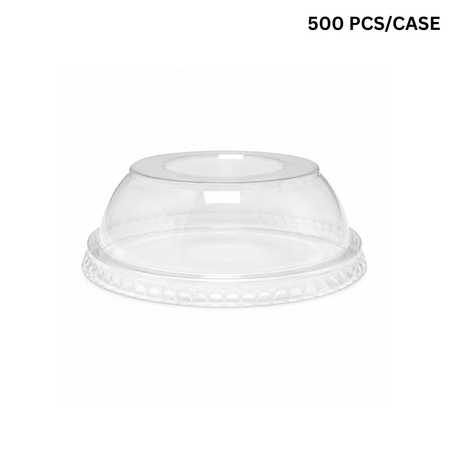 HD 117mm PET Clear Dome Lid | Fit HD 8/12/16/24/32oz Round Salad Container-500 pcs