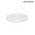 HD 117mm PET Clear Flat Lid | Fits 8–32oz Round Salad Containers - 500 pcs