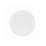 HD 117mm PET Clear Flat Lid | Fits 8–32oz Round Salad Containers - top