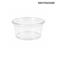 HD 12oz PET Clear Round Salad Container Dessert Cup | 117mm Top-500pcs