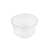 HD 12oz PET Clear Round Salad Container Dessert Cup | 117mm Top