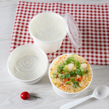 HD 12oz White Double Coating Paper Soup Cup | 115mm Top (Base Only) - food