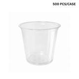 HD 24oz PET Clear Round Salad Container & Dessert Cup | 117mm Top (500 Pcs/Case)