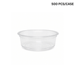 HD 8oz PET Clear Round Salad Container & Dessert Cup | 117mm Top (500 Pcs/Case)