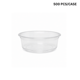 HD 8oz PET Clear Round Salad Container & Dessert Cup | 117mm Top (500 Pcs/Case)