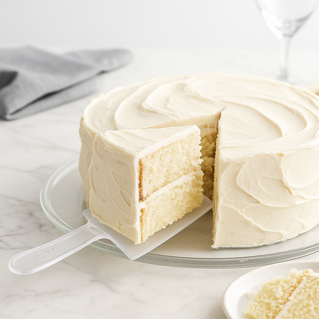 Individually Wrapped Disposable Plastic Clear Cake Knife