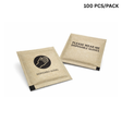 Individually Wrapped Disposable Plastic Food Service Gloves – 100pk Portable Hand Covers for Catering, Prep & Serving