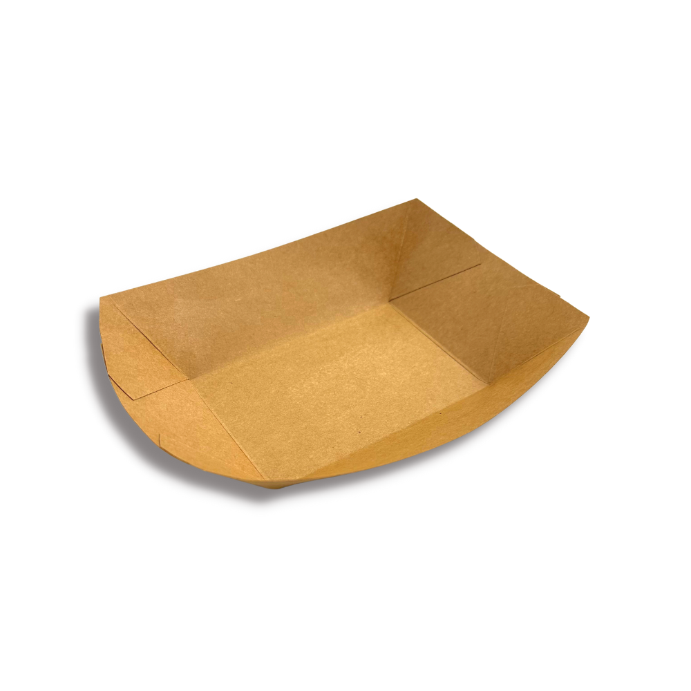 JH-BST04 | 2 lb Eco-friendly Kraft Food Tray - 300 Pcs-diagonal