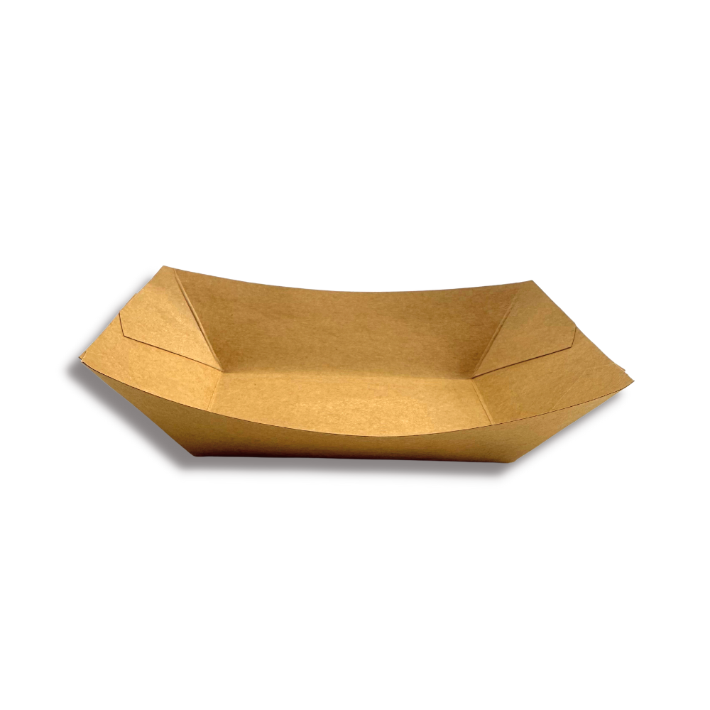 JH-BST04 | 2 lb Eco-friendly Kraft Food Tray - 300 Pcs-front