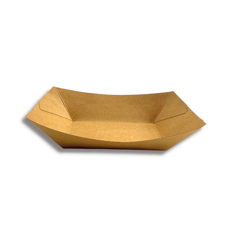 JH-BST04 | 2 lb Eco-friendly Kraft Food Tray - 300 Pcs-front