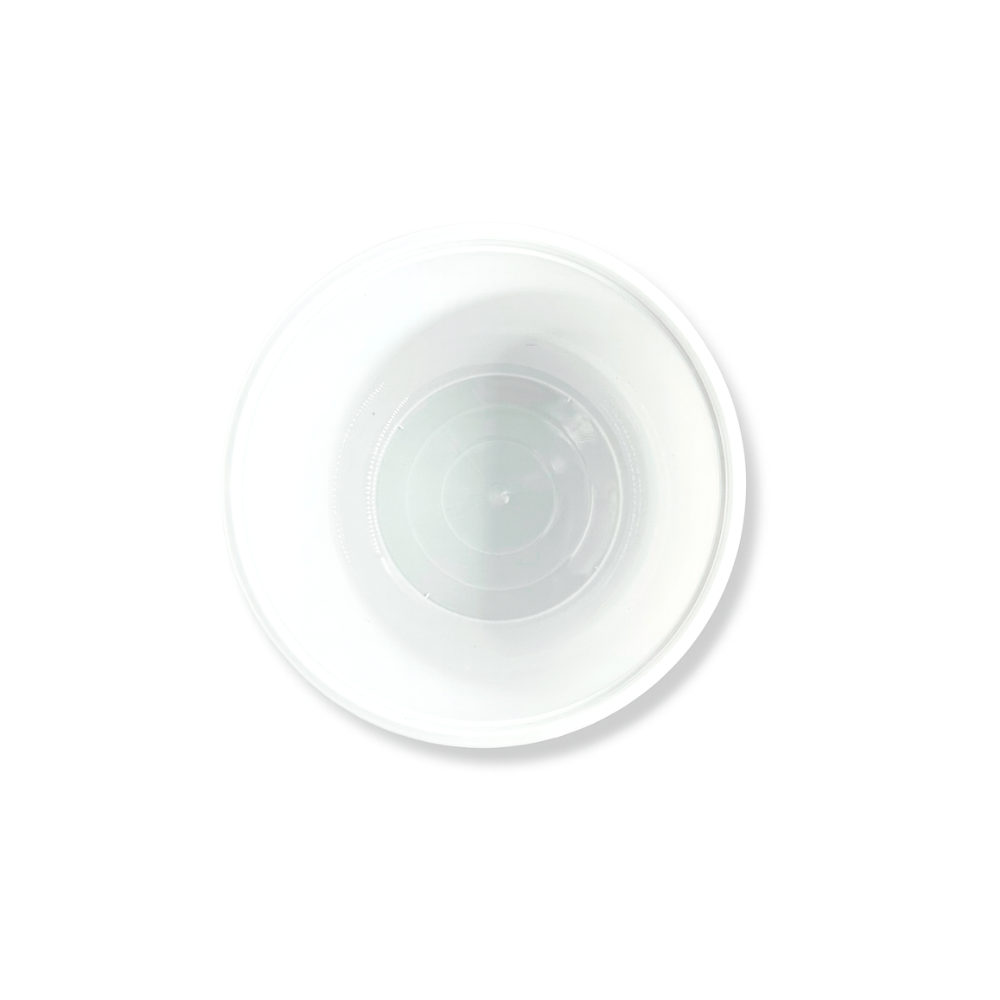 JY-850 | 28oz Microwaveable PP White Round Bowl (Base Only)-top