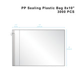 Clear Self Adhesive OPP Bag Cellophane Treat Bag | 8x10" - size